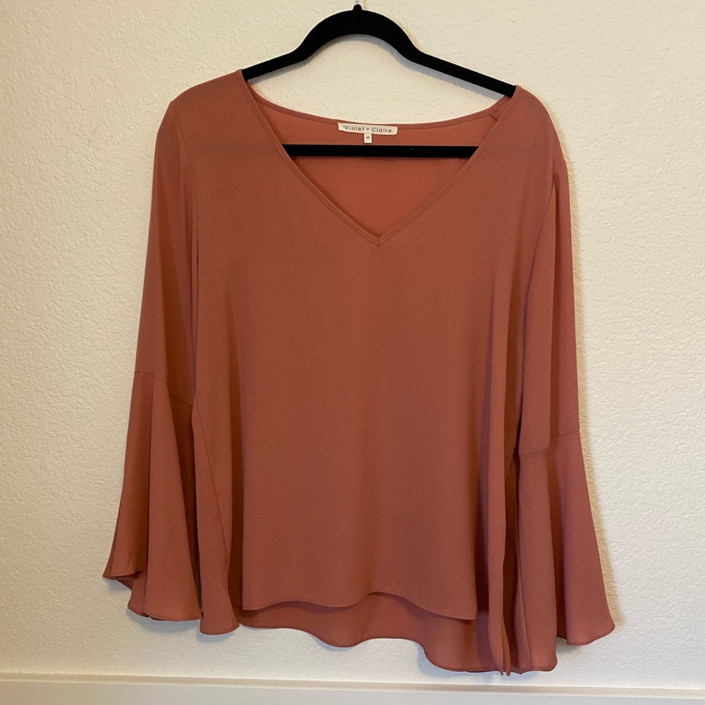 Long sleeve dressy top